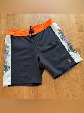 Roark 30 The Passage Board Shorts Retro Y2K Asian Dragons